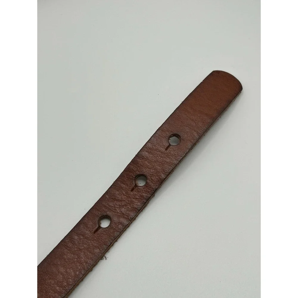 NWT LOFT Belt Womens Medium Brown Leather Wrap Knot Minimalist Boho Casual‎